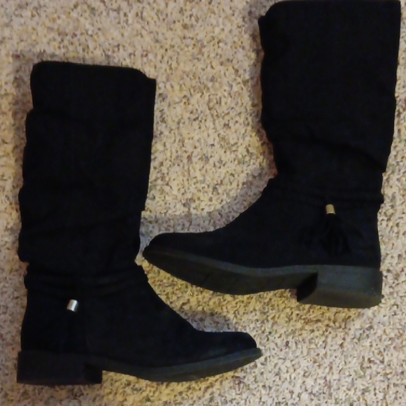 Kohl's Black Big Girl Boots - Picture 4 of 5